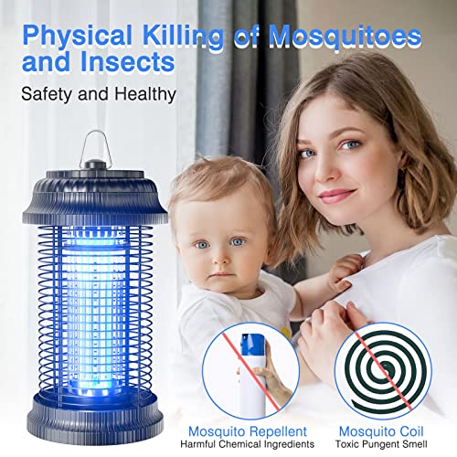 TMACTIME Bug Zapper – 20W UV Mosquito Killer Lamp with Metal Housing