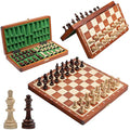 Magnetic Wooden Chess Set – 11 Inch Handcrafted Travel Board