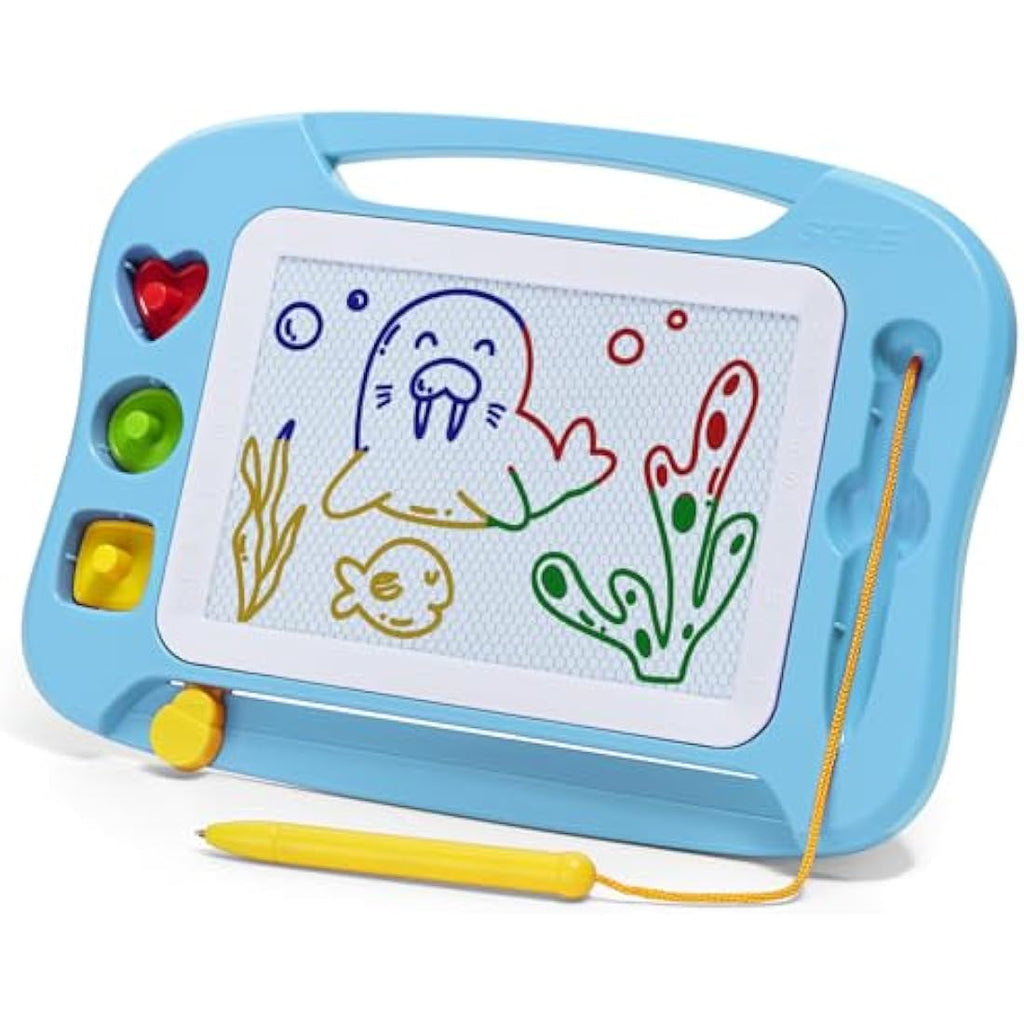 SGILE Magnetic Drawing Board – Erasable Colorful Doodle Pad for Toddlers