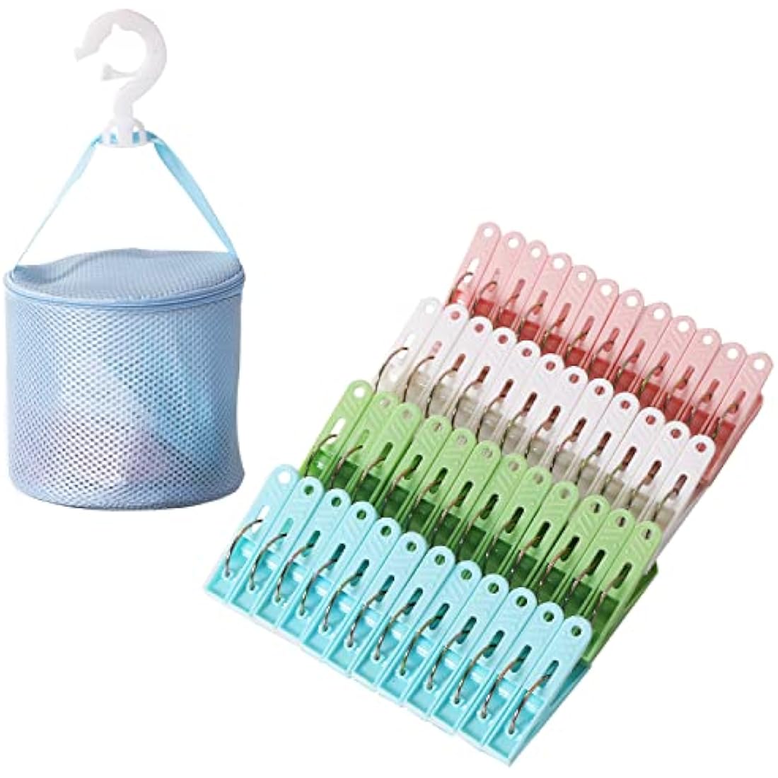 Clothes Pegs – 48 Pack Rust Resistant Laundry Pegs