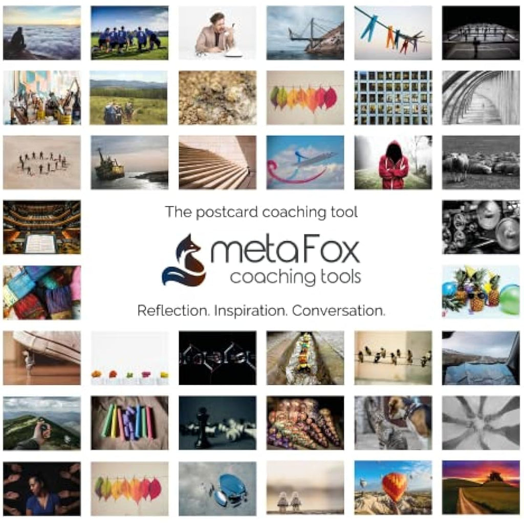 metaFox Growing Together Postcards | 52 Coaching Cards for Team Building