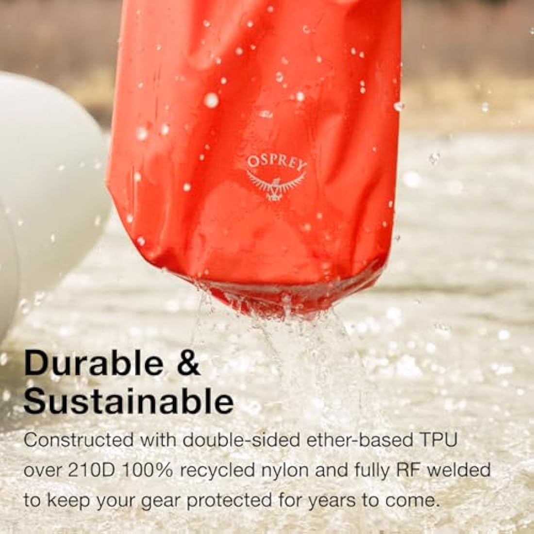 Osprey Wildwater 15L Dry Bag – Waterproof Recycled Nylon Outdoor Bag