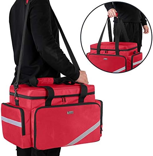 Trunab First Aid Bag – Professional EMT Trauma Bag with Dividers