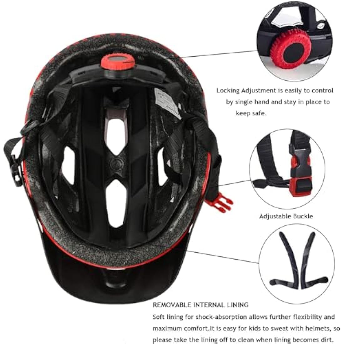 Exclusky Kids Bike Helmet | Adjustable Safety Gear for Ages 5-13