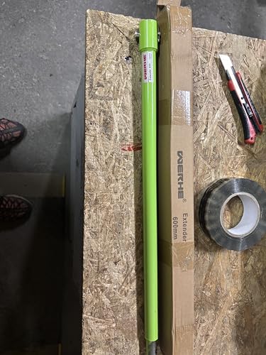 WERHE 600mm Earth Auger Extension Post | High Quality Steel Drill Bit