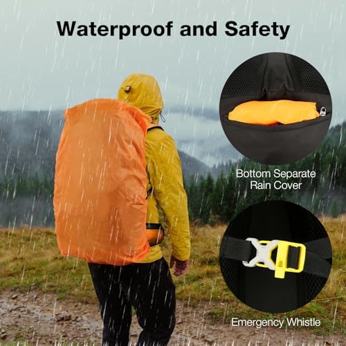 Outplea 60L Hiking Backpack | Waterproof Trekking & Camping Bag