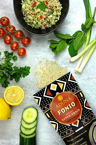 Aduna Organic Fonio Supergrain – Gluten-Free Ancient Grain - 3 x 1kg