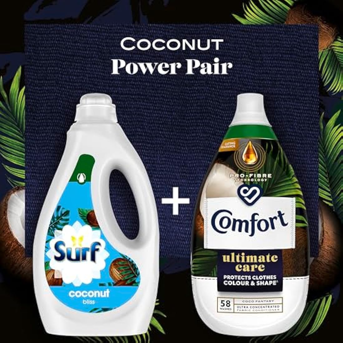 Comfort Ultimate Care Coco Fantasy Fabric Conditioner - 6 x 870ml