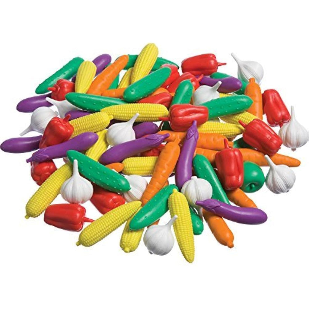 Jolof Store Vegetable Sorting Counters - Montessori Maths Toy 24 Pk