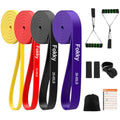 Resistance Bands Set - 4 Levels TPE Pull Up Bands with Handles