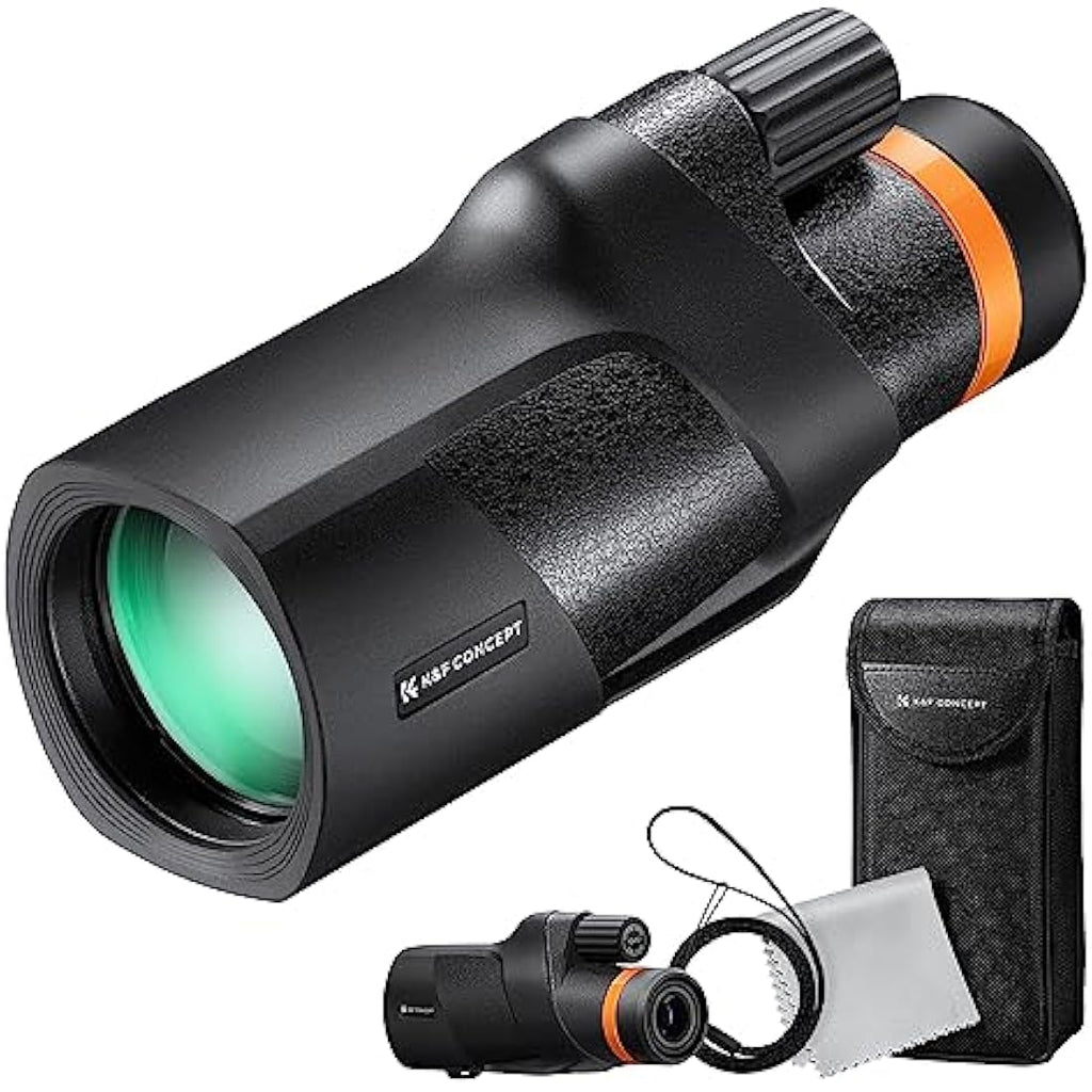 K&F Concept 12X50 High Power Monocular – IP66 Waterproof BAK4 Prism