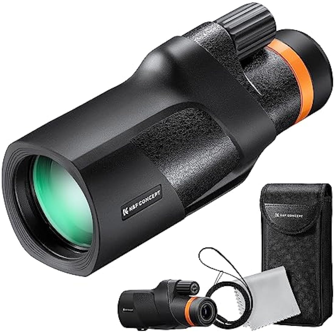 K&F Concept 12X50 High Power Monocular – IP66 Waterproof BAK4 Prism