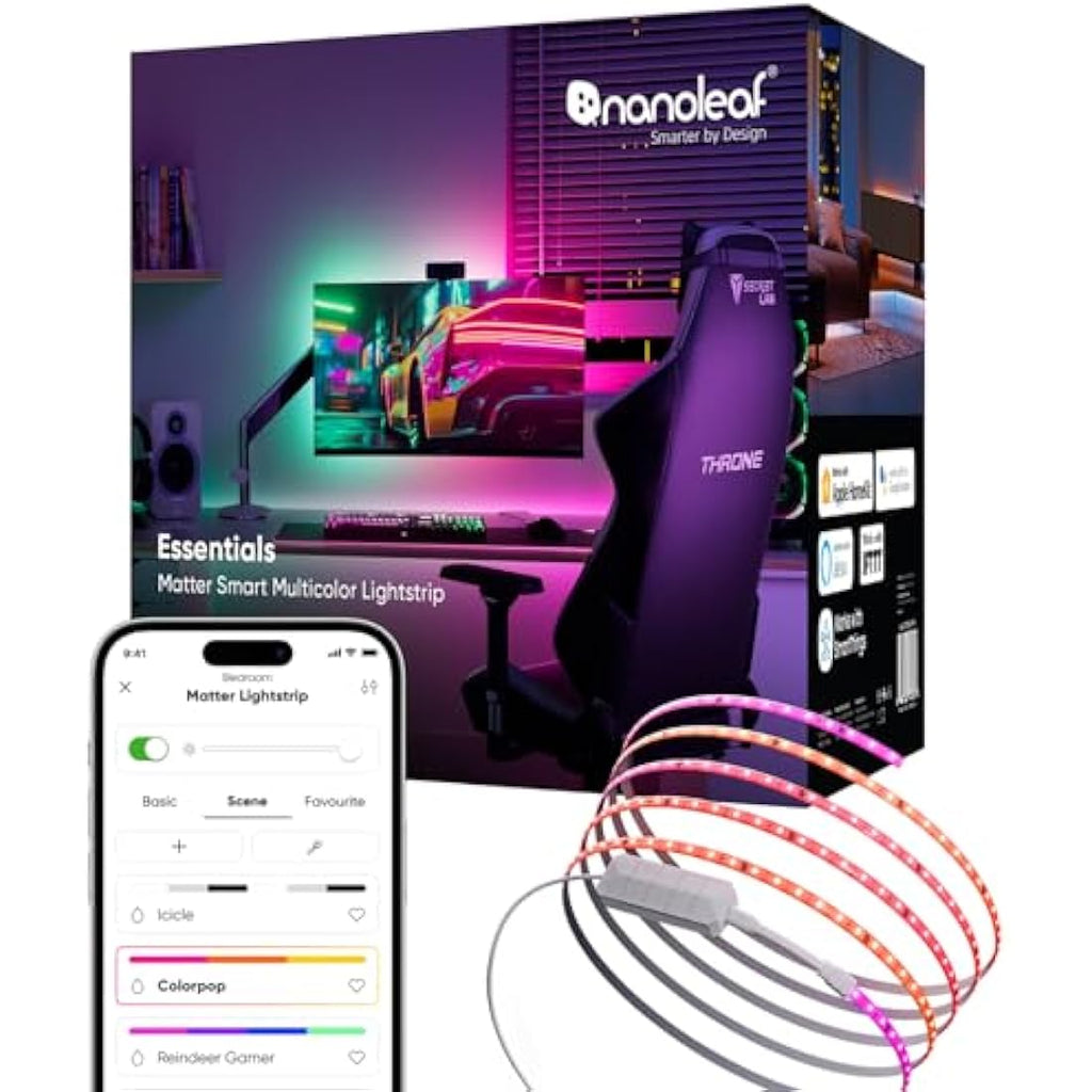 Nanoleaf Matter 5M Gradient LED Light Strip | 300 RGB IC Addressable