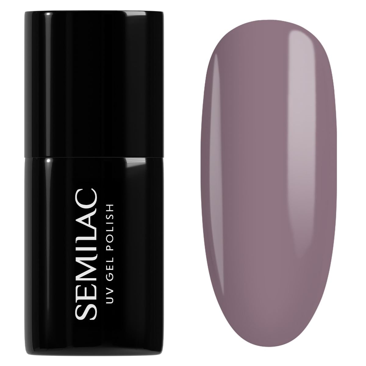 Semilac Gel Nail Polish 373 Moderate Burgundy – Long Lasting UV LED