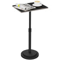 GUOHNHE Rectangle Side Table, Height Adjustable Stand, 1 Pack, Black - image 1