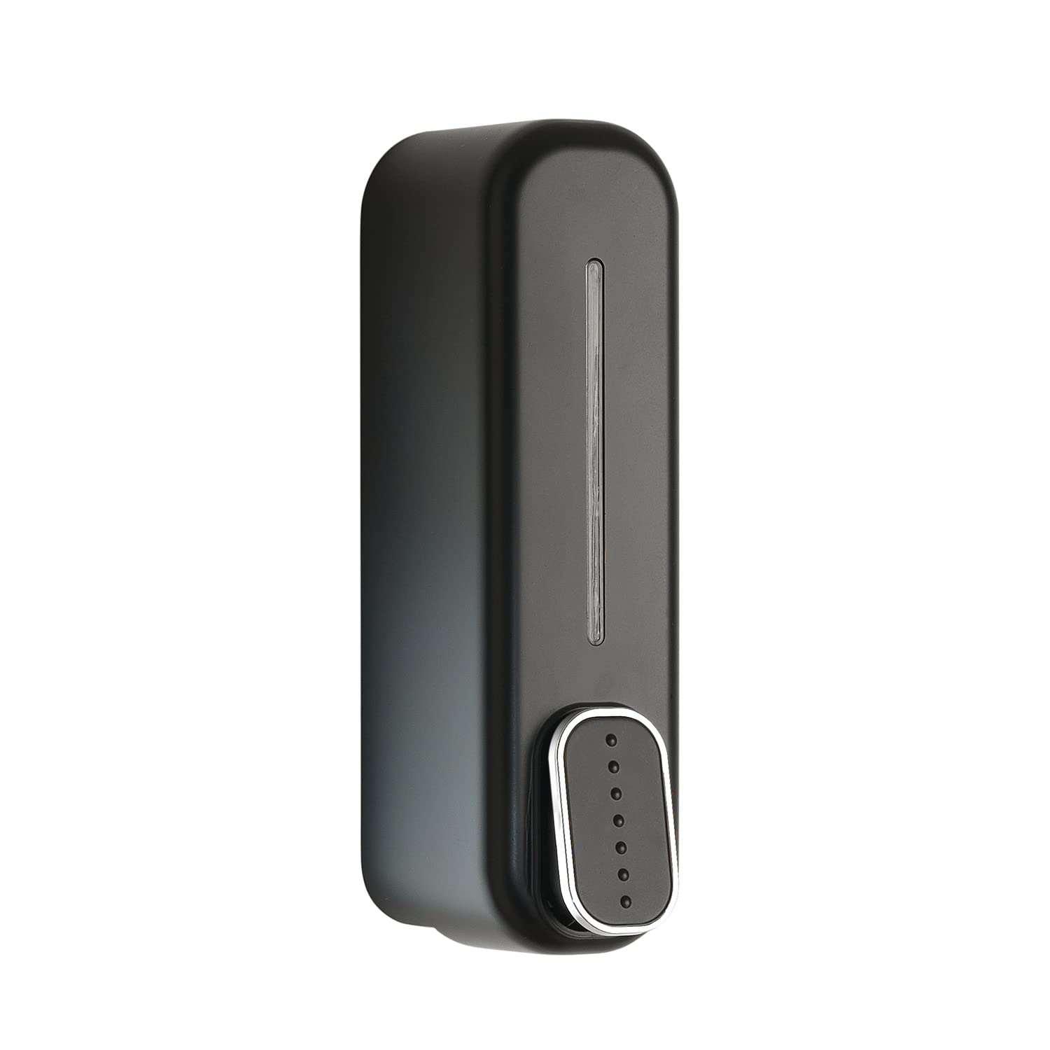 Gedy Matte Black Wall Mounted Soap and Gel Dispenser - 350ml Resin