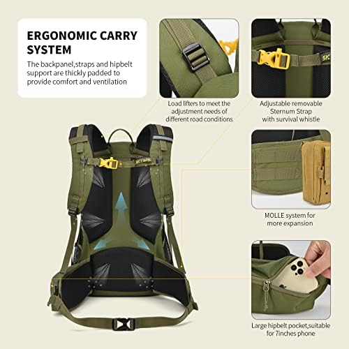 SKYSPER 35L Hiking Backpack – Lightweight Trekking Rucksack for Travel