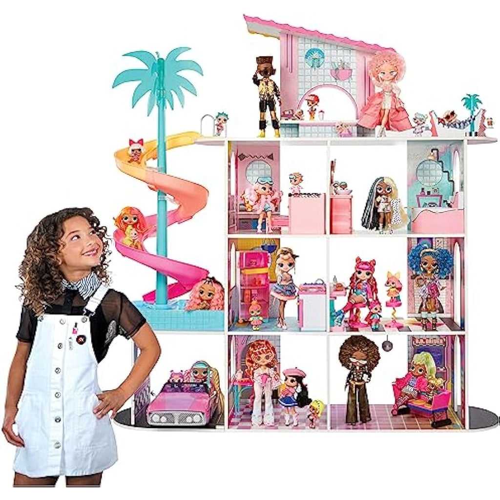 L.O.L. Surprise OMG Fashion House – Real Wood Dollhouse with 85+ Surprises
