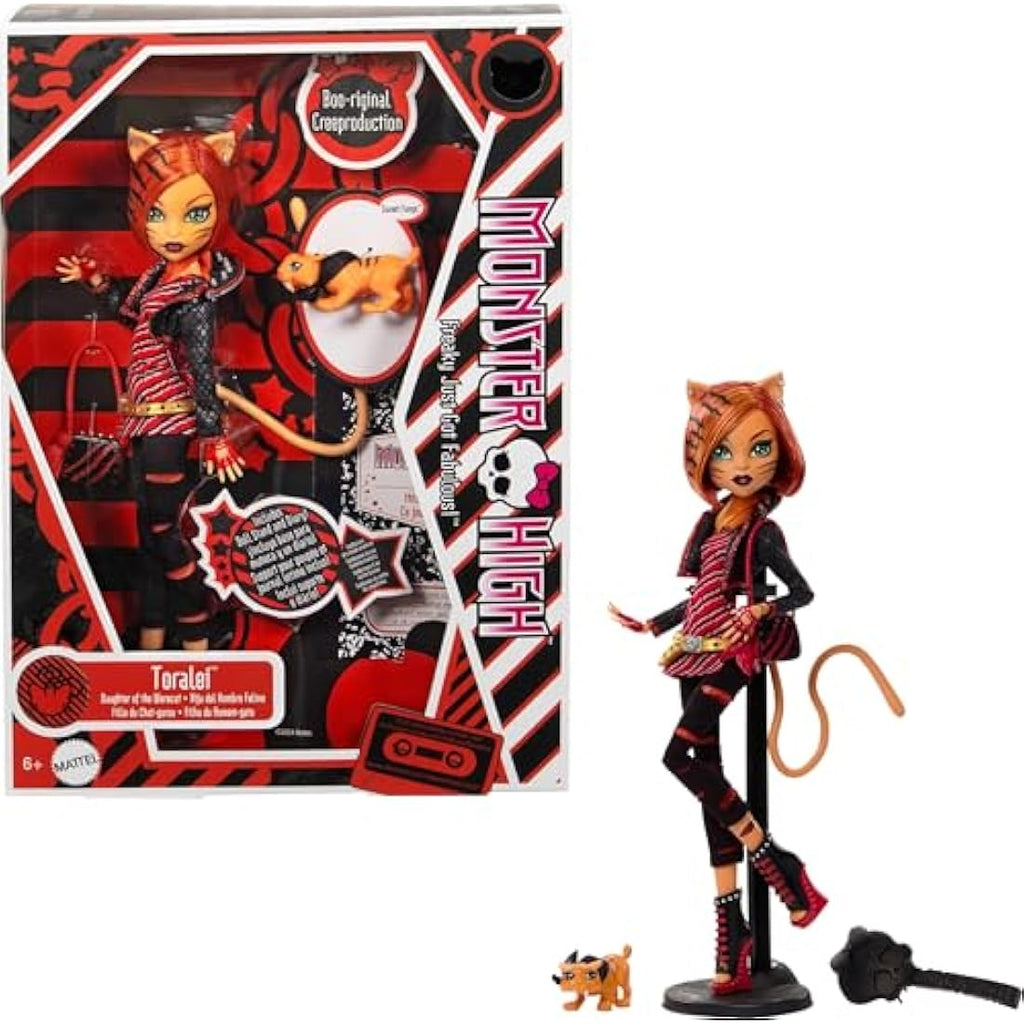 Monster High Toralei Creeproduction Doll with Pet Sweet Fangs