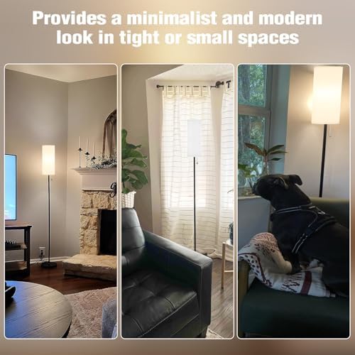 Modern LED Floor Lamp – 64" Minimalist Pole Lamp with 3 Colors