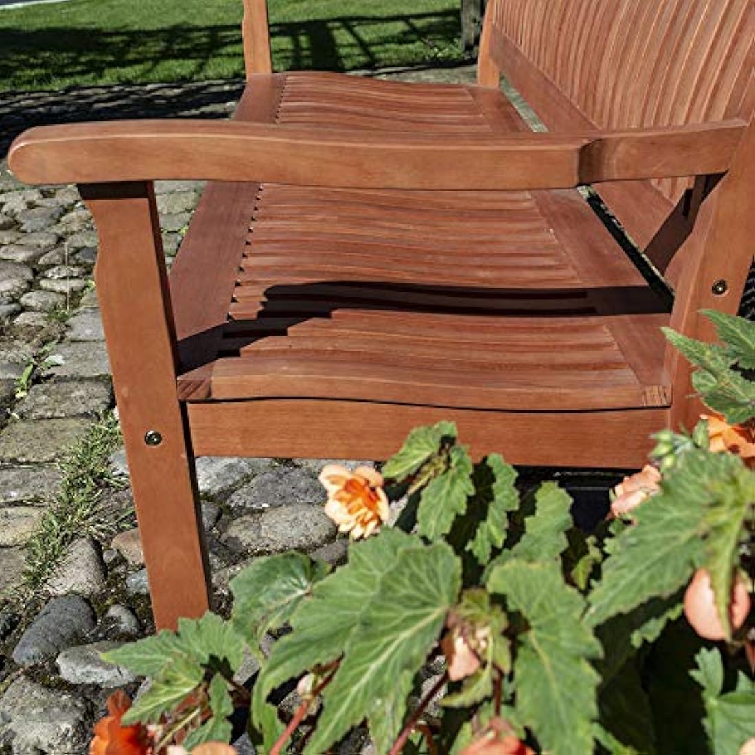 Rowlinson Willington 1.5m Hardwood Garden Bench | 3-Seater Outdoor Seat