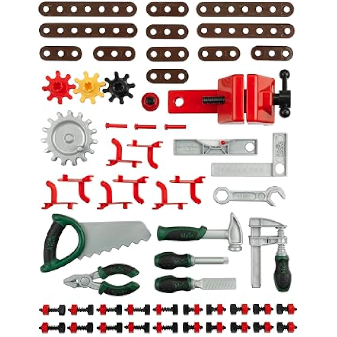 Theo Klein Bosch Workbench Toy Set with 77 Parts – Kids Tool Station