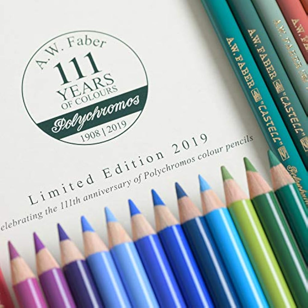 Faber-Castell Polychromos Artists' Pencils – 111th Anniversary Tin of 24