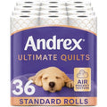 Andrex Ultimate Quilts Toilet Tissue – 36 Bulk Pack Quilted Rolls