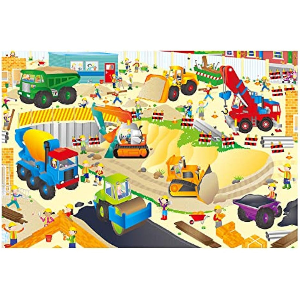 Galt Toys Giant Floor Puzzle – Construction Site 30-Piece Jigsaw
