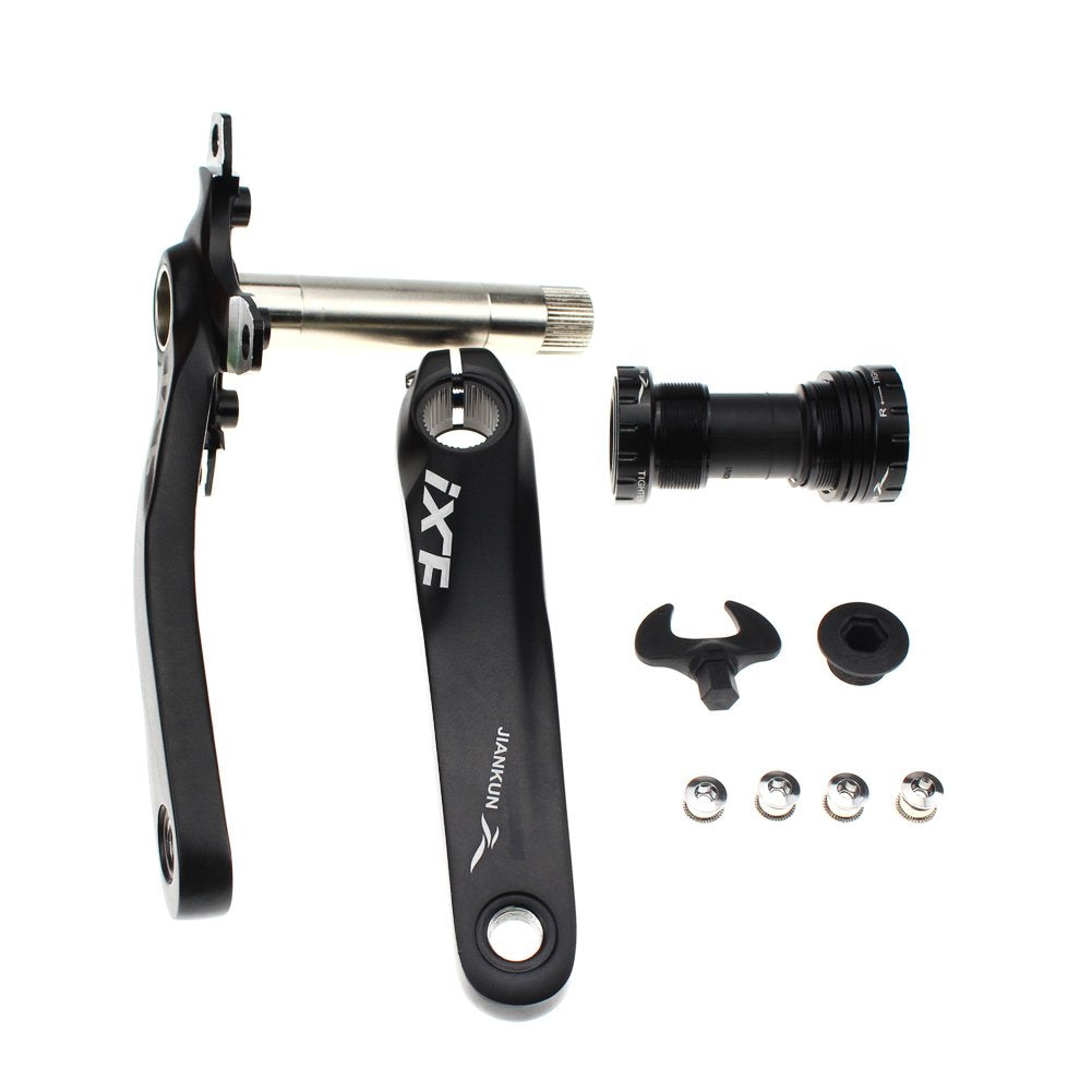 FOMTOR 104 BCD Mountain Bike Crankset | 170mm Crank Arm with BB - Black