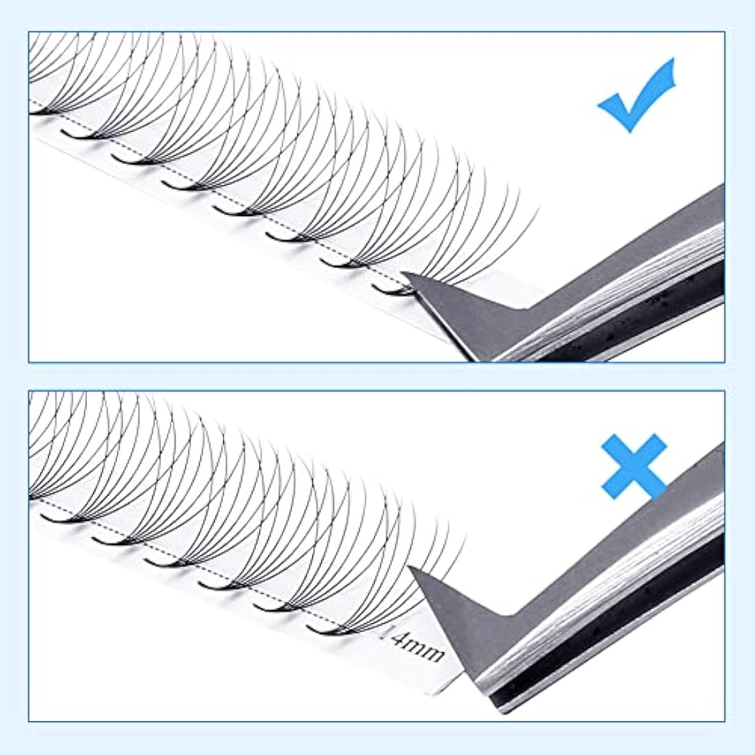 Gemerry 6D Premade Fan Eyelash Extensions | D Curl 0.07mm Russian Volume