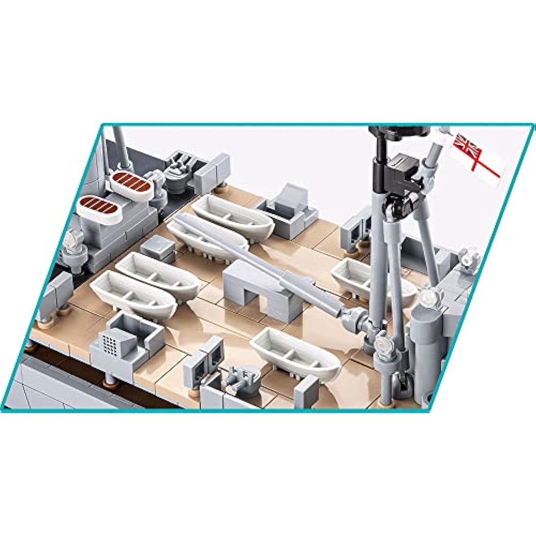 COBI HMS Hood Model Ship Building Blocks - Military Naval History Set