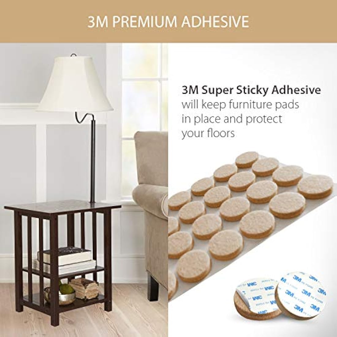 Furniture Felt Pads | 137 Piece Set for Wood Floor Protection