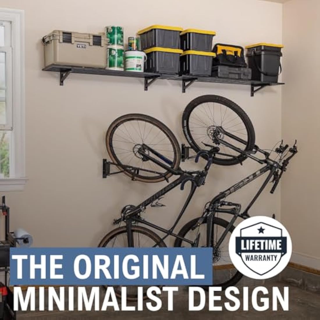 StoreYourBoard SwivelStow Bike Wall Mount 2-Pack – Heavy Duty 70lb Rack