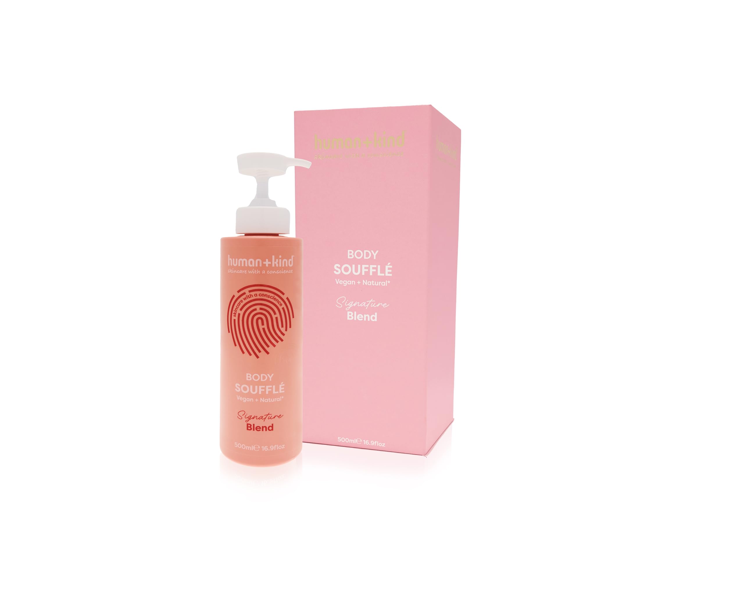 Human+Kind Signature Blend Body Soufflé – Vegan Whipped Moisturiser 500ml