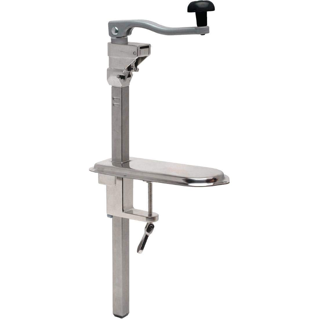 Vogue Heavy Duty Bench Can Opener – 21 Inch Stainless Steel Tool