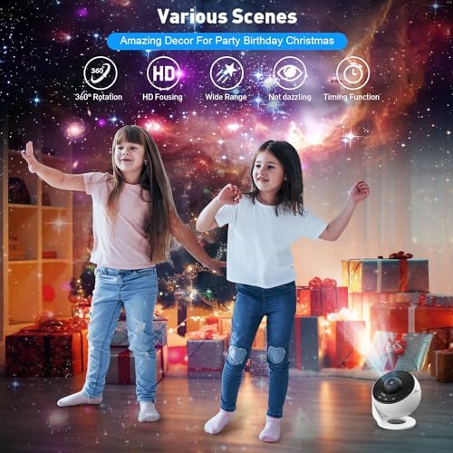 Mexllex 13-in-1 Planetarium Galaxy Projector | 12-Disc Starry Night Light