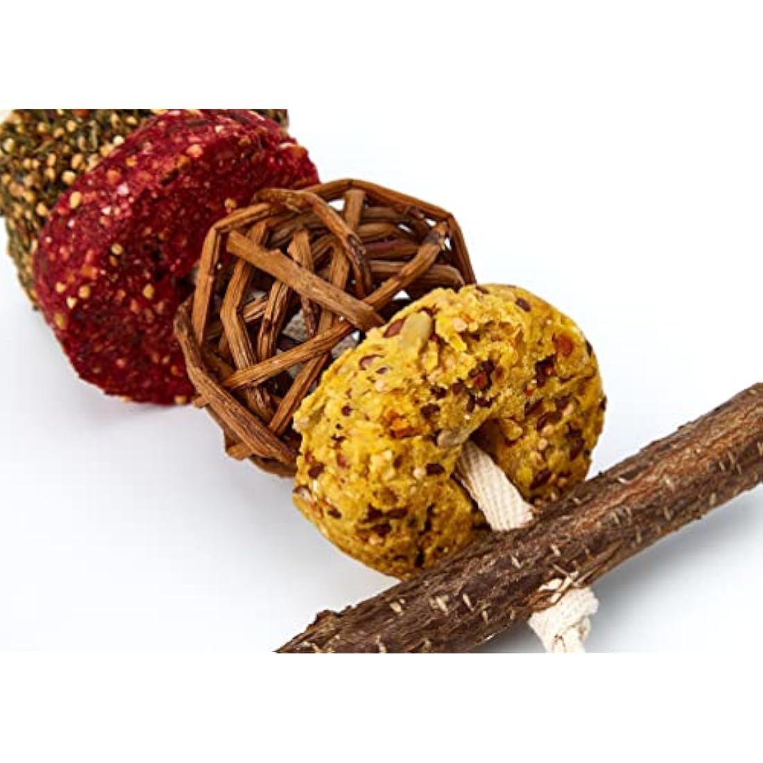 Rosewood Naturals Nibble ‘N’ Gnaw Stacker – Natural Small Animal Treat Toy