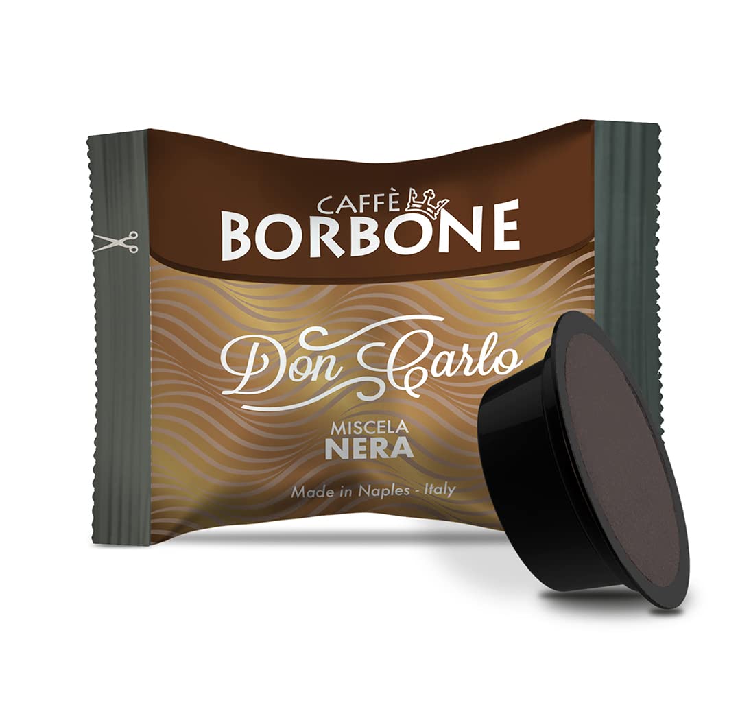 Caffè Borbone Don Carlo Black Coffee Blend - 100 A Modo Mio Pods
