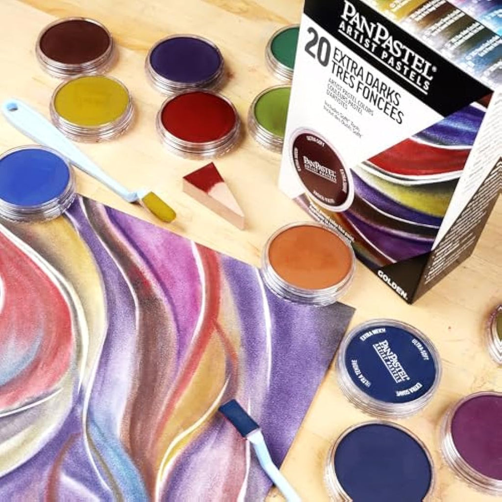 PanPastel 20 Color Set – Extra Dark Shades Professional Art Pastels