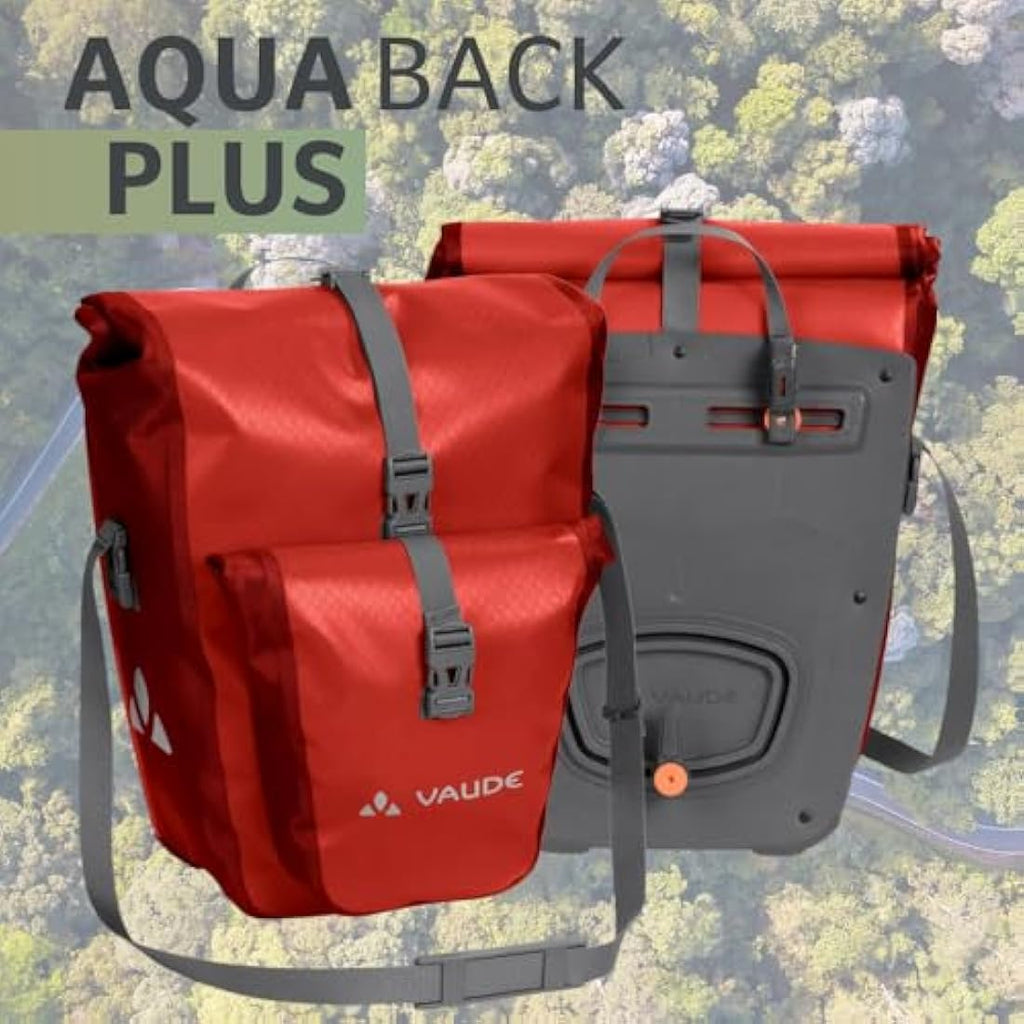 VAUDE Aqua Back Plus Waterproof Bike Panniers | 51L Rear Rack Bags