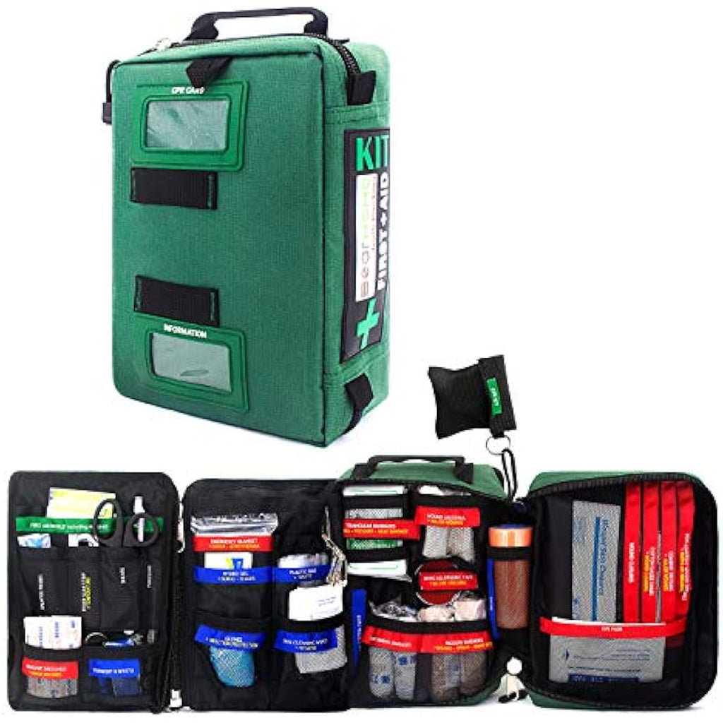 Jolof Store 255PCs First Aid Kit | Labeled Tactical Emergency Trauma Bag