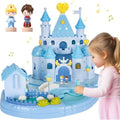 fygurso Magnetic Princess Castle Playset with Lights and Music for Girls