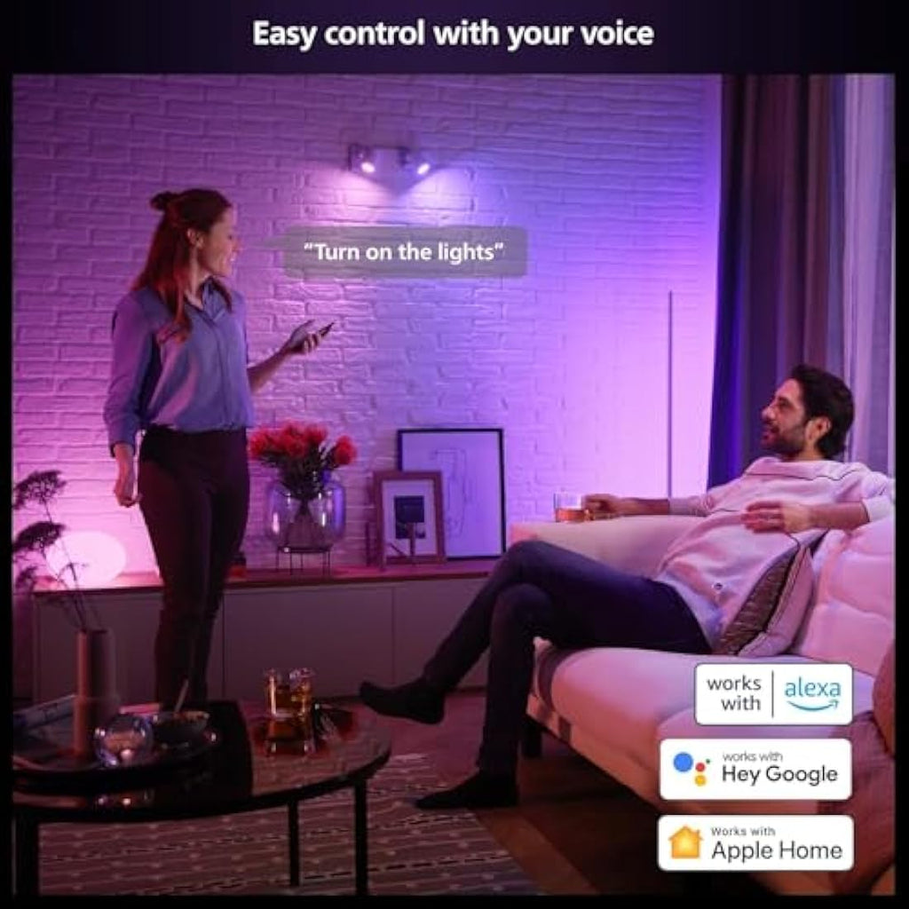 Philips Hue MR16 Smart LED Spot – White and Color Ambiance (2-Pack)