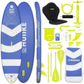 HUIIKE Inflatable Stand Up Paddle Board & Kayak - 10' Blue SUP with Seat