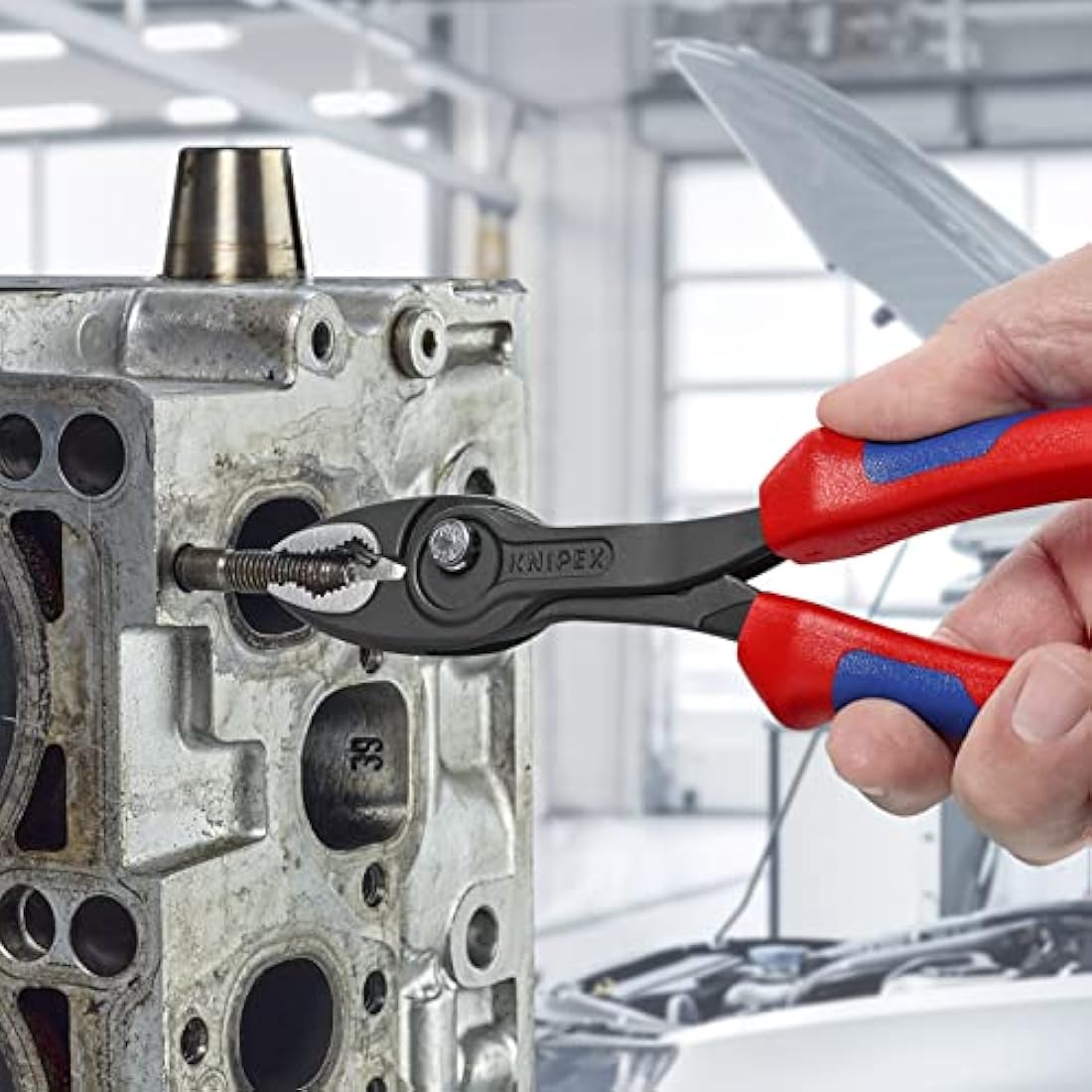 KNIPEX TwinGrip Front and Side Gripping Pliers | Comfort Grip 200mm