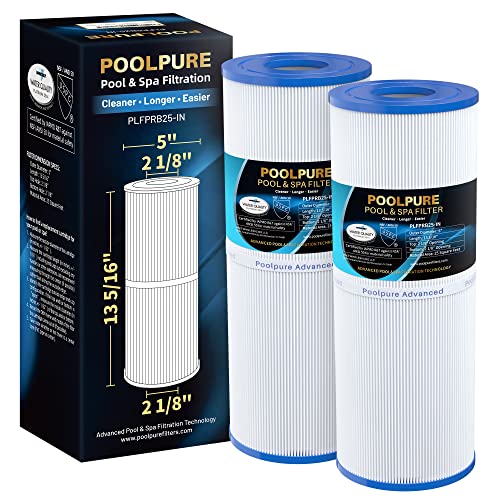 POOLPURE Spa Filter Replacement for Unicel C-4326, Pleatco PRB25-IN