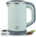 LATAFA 800ml Electric Travel Kettle – Fast Boil & Auto Shut-Off (Green)