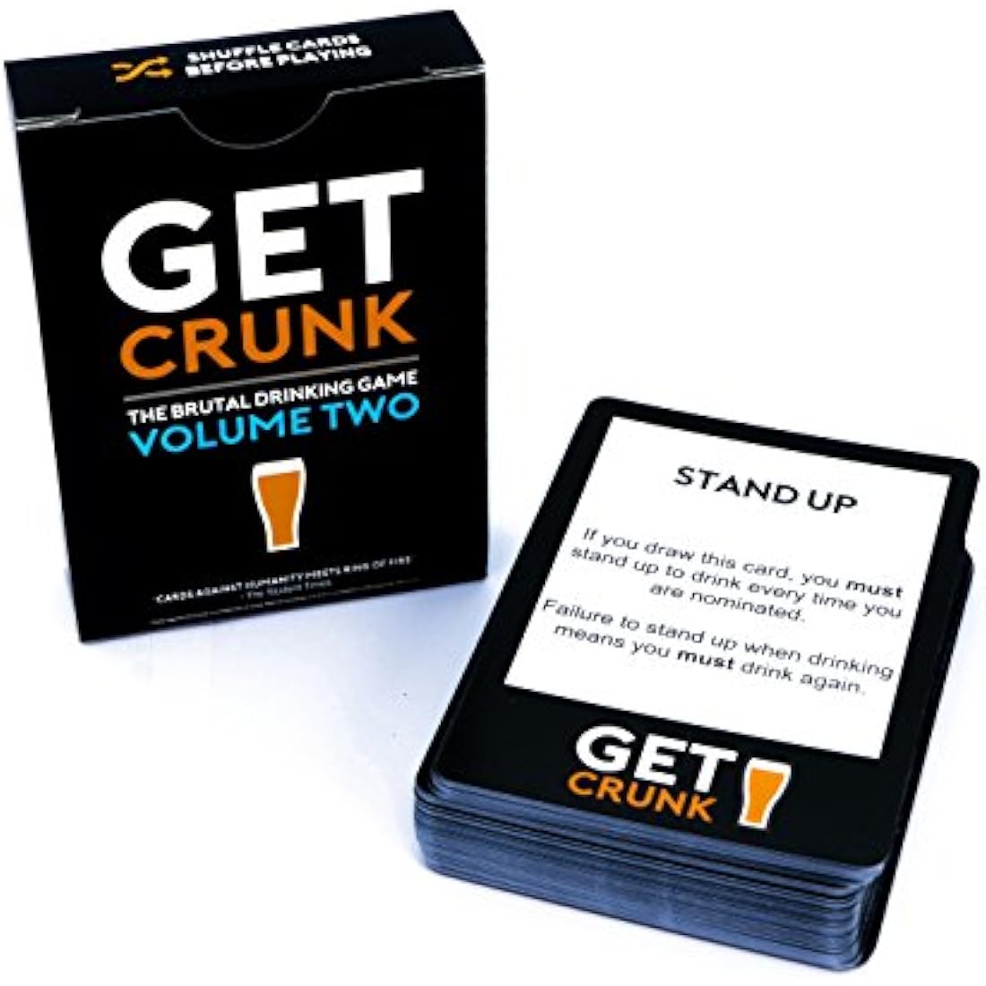 Get Crunk Volume 2: Brutal Card Drinking Game for Parties & Students
