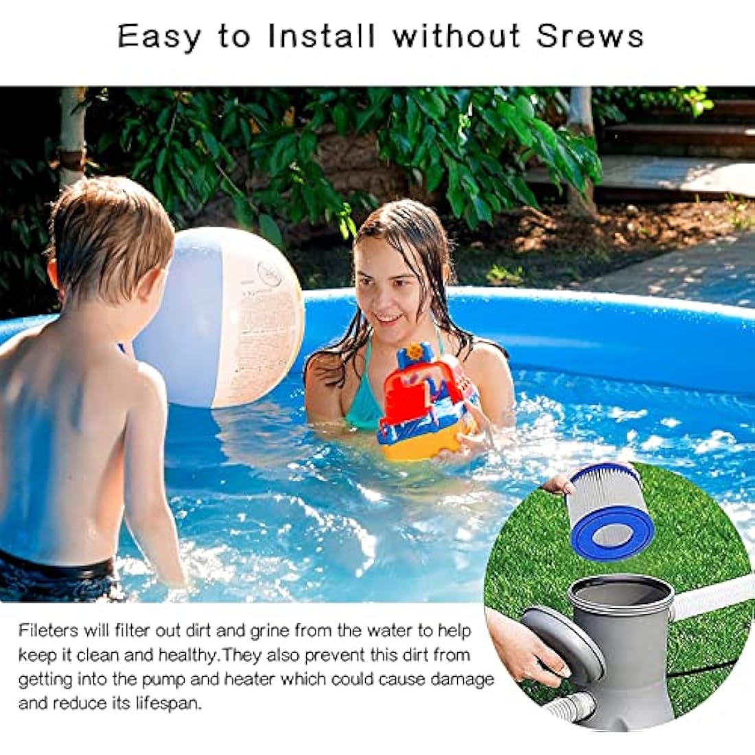 Mallez Size VI Hot Tub Filter Cartridge for Bestway Lay-Z-Spa Models